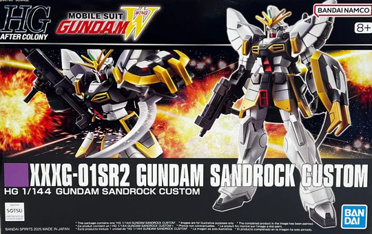  Bandai 2794130 1/144 HGAC Gundam Sandrock Custom "Gundam Wing" Plastic Model Kit