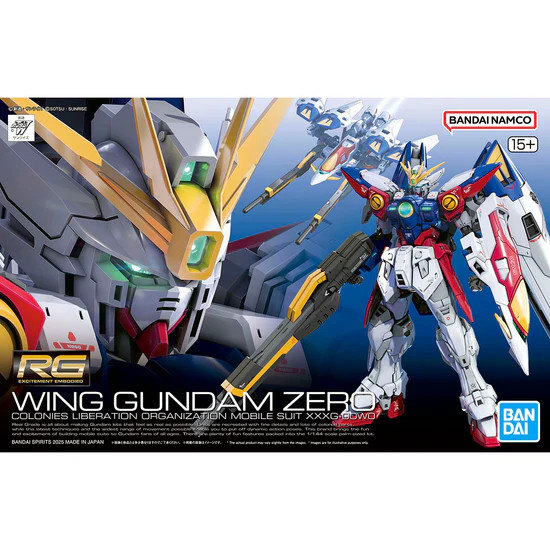 Bandai 2809259 1/144 RG Wing Gundam Zero (TV Version) 