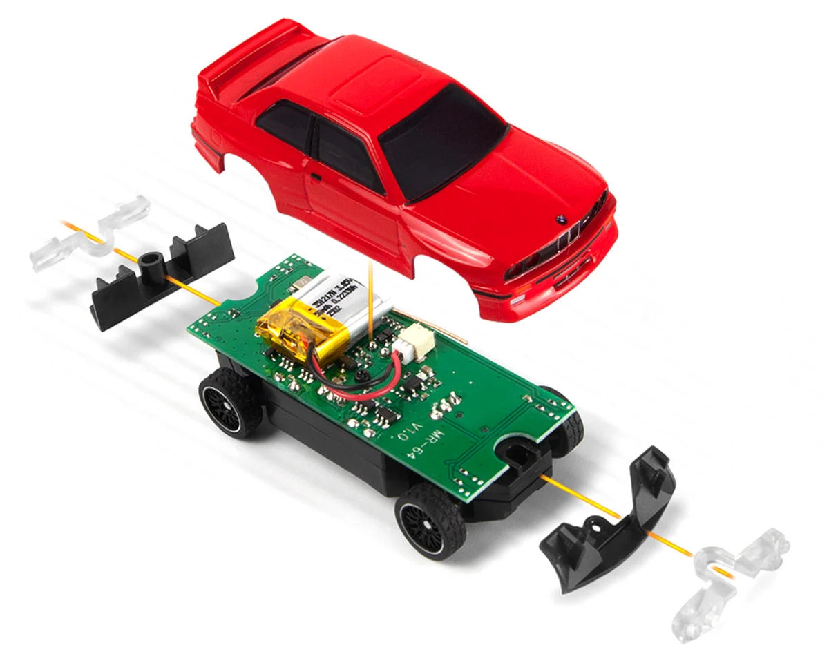 HPI 160990 nano-TTR 1989 BMW M3 E30 Ravaglia - Red - Small