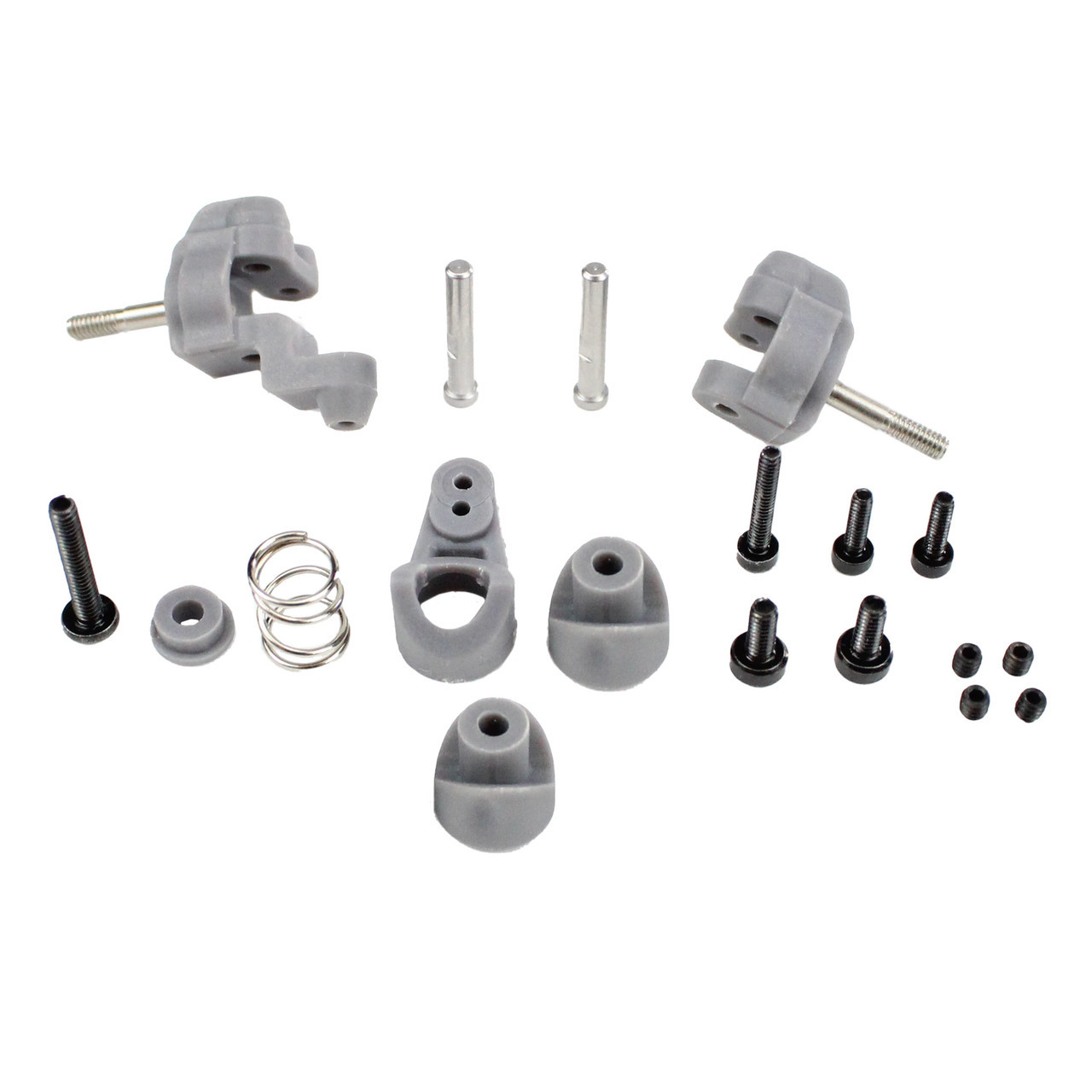 1RC Racing 3047 1/18 Front Spindles & Servo Saver Assembly (Midget/Sprint/EDM)