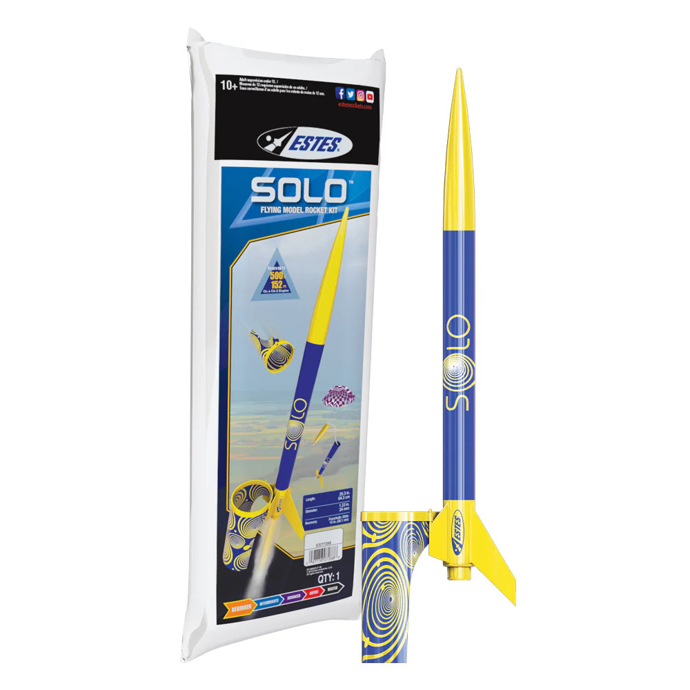 Estes 7288 Solo Model Rocket, Beginner Skill Level