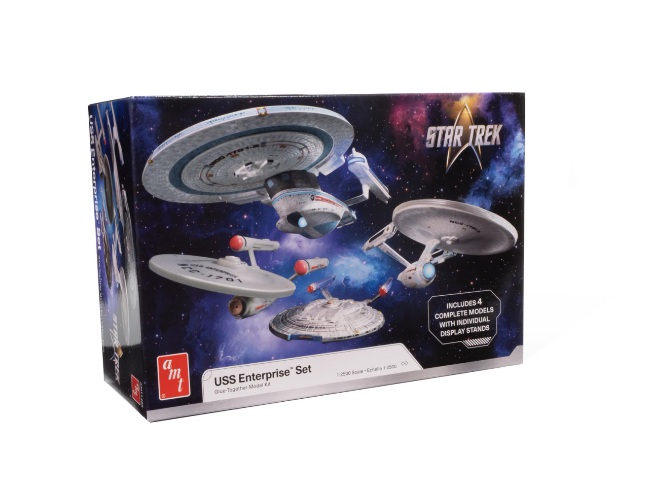 AMT 1485 1/2500 Star Trek: U.S.S. Enterprise Four Ship Model Set