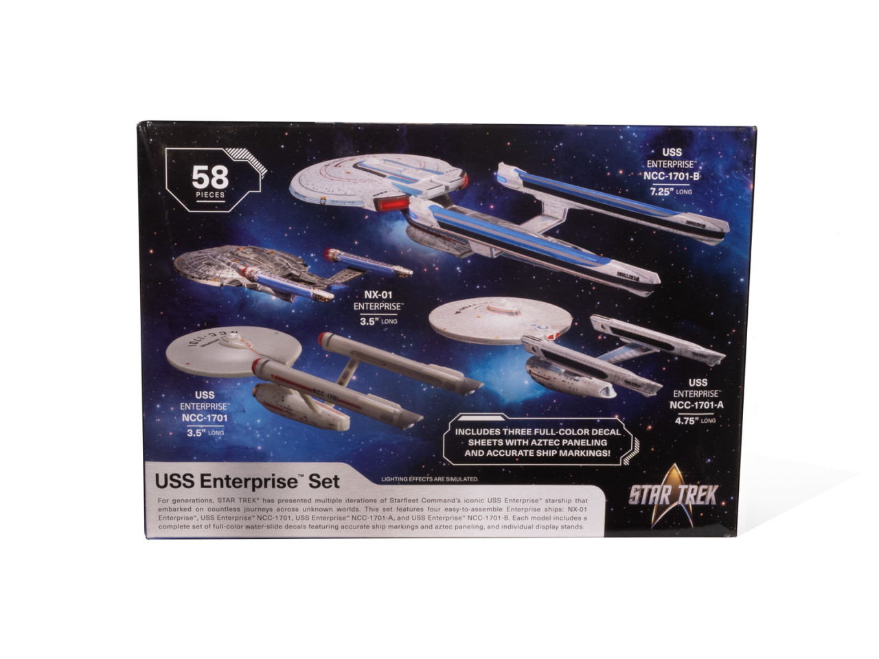AMT 1485 1/2500 Star Trek: U.S.S. Enterprise Four Ship Model Set