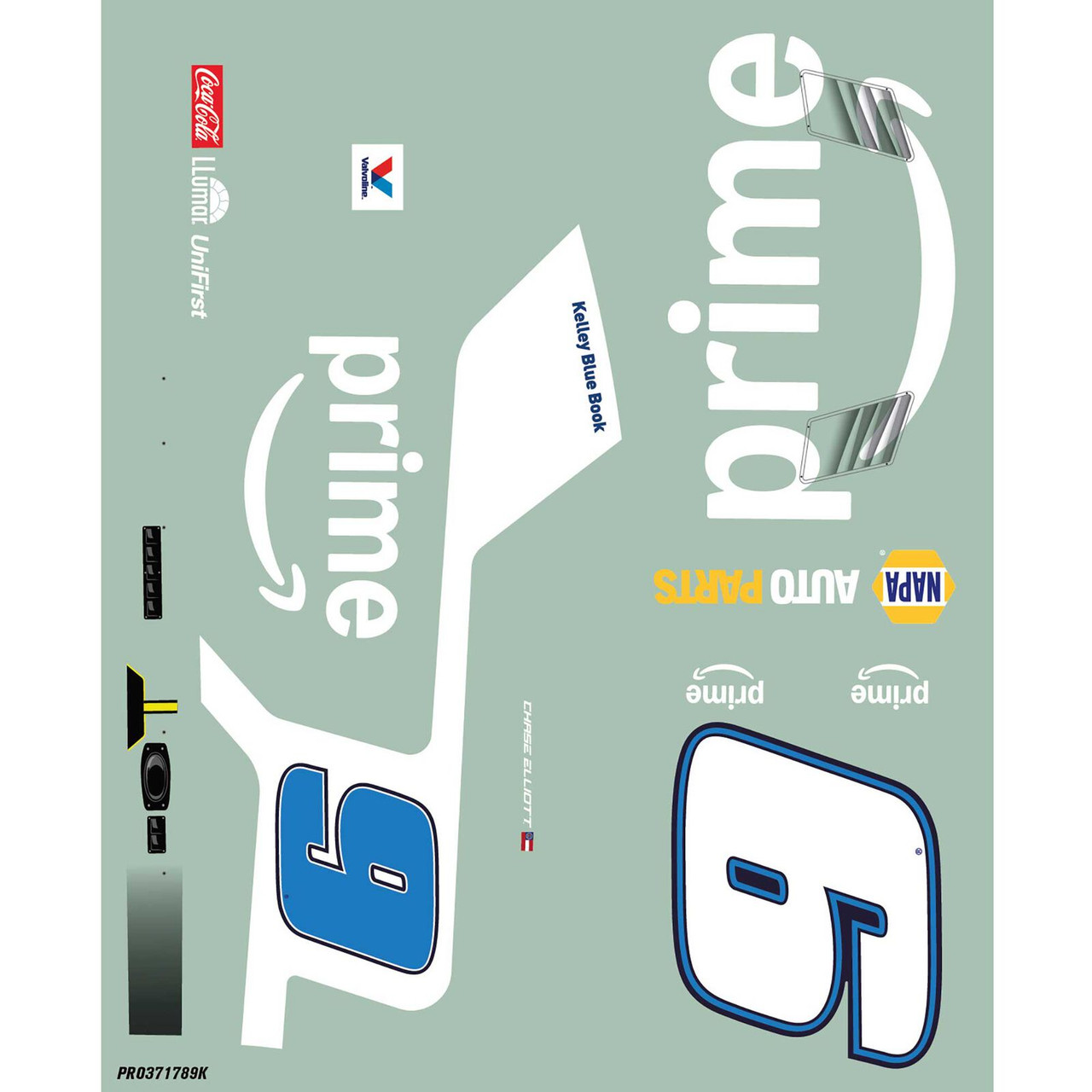  Proline 371721 Limited Edition 1/12 Chase Elliott #9 Amazon Prime 2025 Body: NASCAR GROM