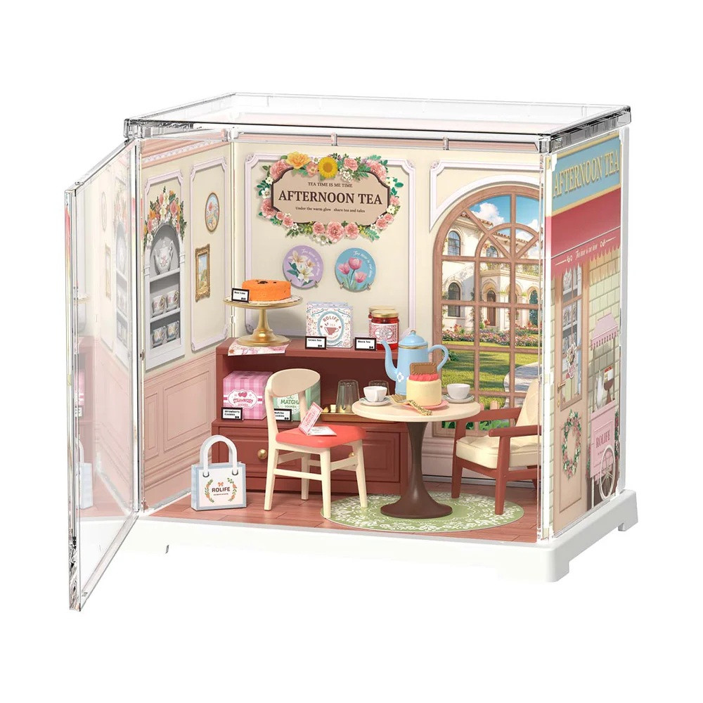 Rolife DWS02B Honey Tea Lounge, DIY Miniature House