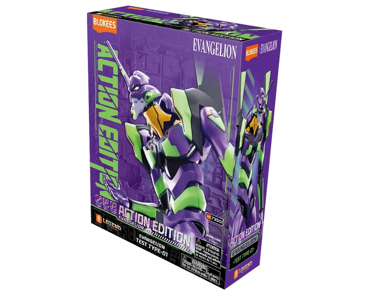 Blokees 73501 Evangelion Test Type-01 Plastic Model Kit (Action