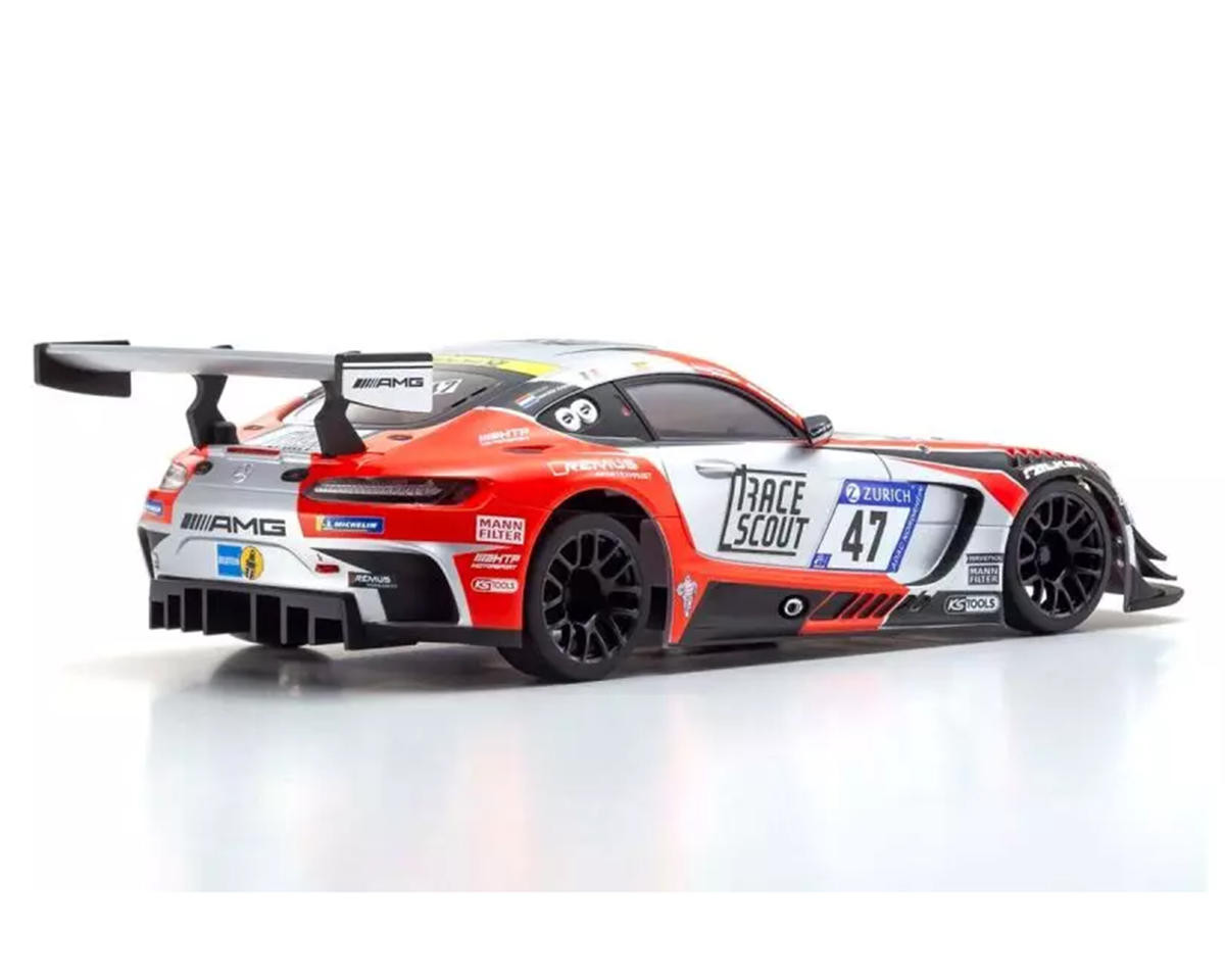 Kyosho MR-04 RWD Mini-Z Readyset w/2018 Nurbuergring Mercedes-AMG GT3 Body (Red/Grey) w/KT-531P 2.4GHz Radio