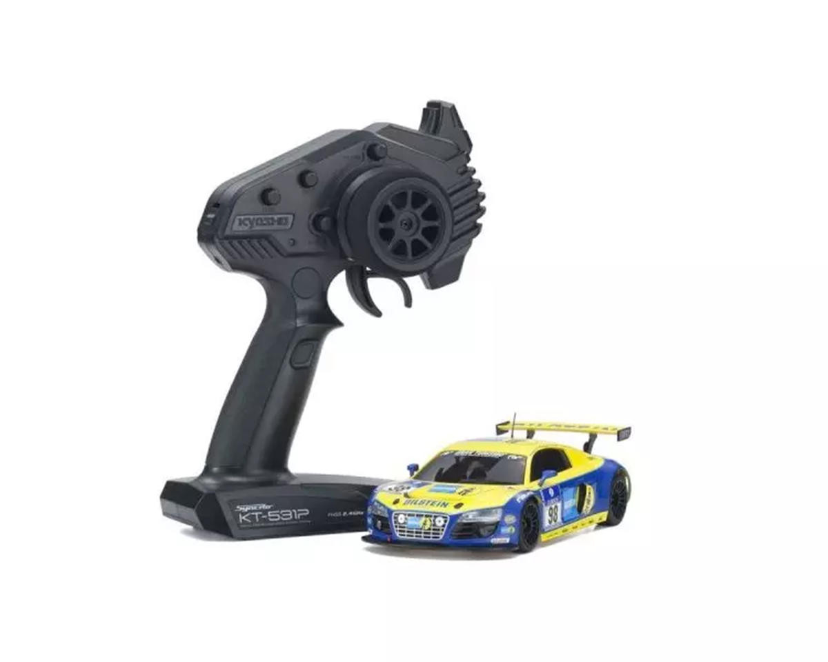 Kyosho MR-04 RWD Mini-Z Readyset w/Audi R8 LMS Phoenix Racing NBR 2010 #98 Body w/KT-531P 2.4GHz Radio