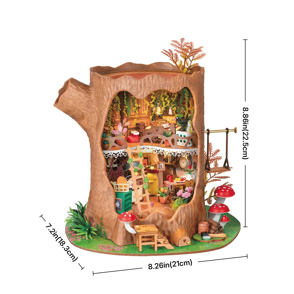 Rolife DG179 Fairytale Tree House DIY Miniature House