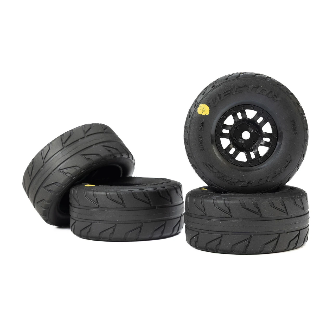 Proline 1034310 1/16 Vector Front/Rear Tires MTD 12mm Black Split Six (4): MOJAVE GROM