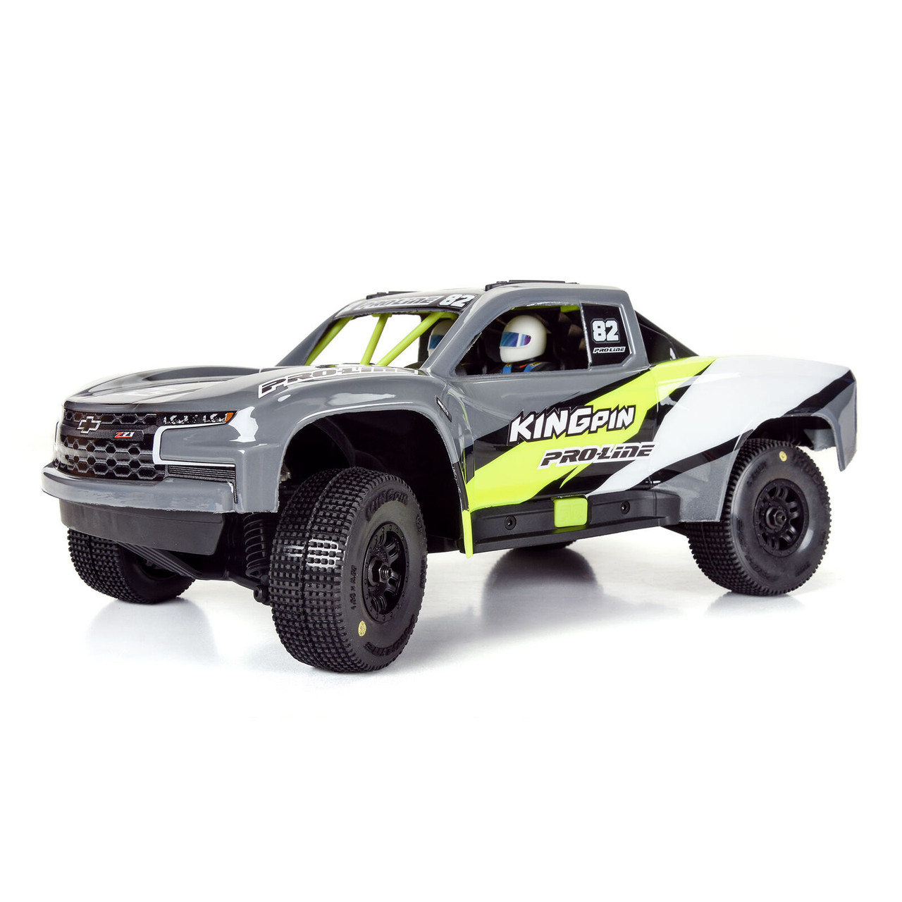  Proline 1028510 1/16 King Pin Front/Rear Tires MTD 12mm Black Split Six (4): MOJAVE GROM