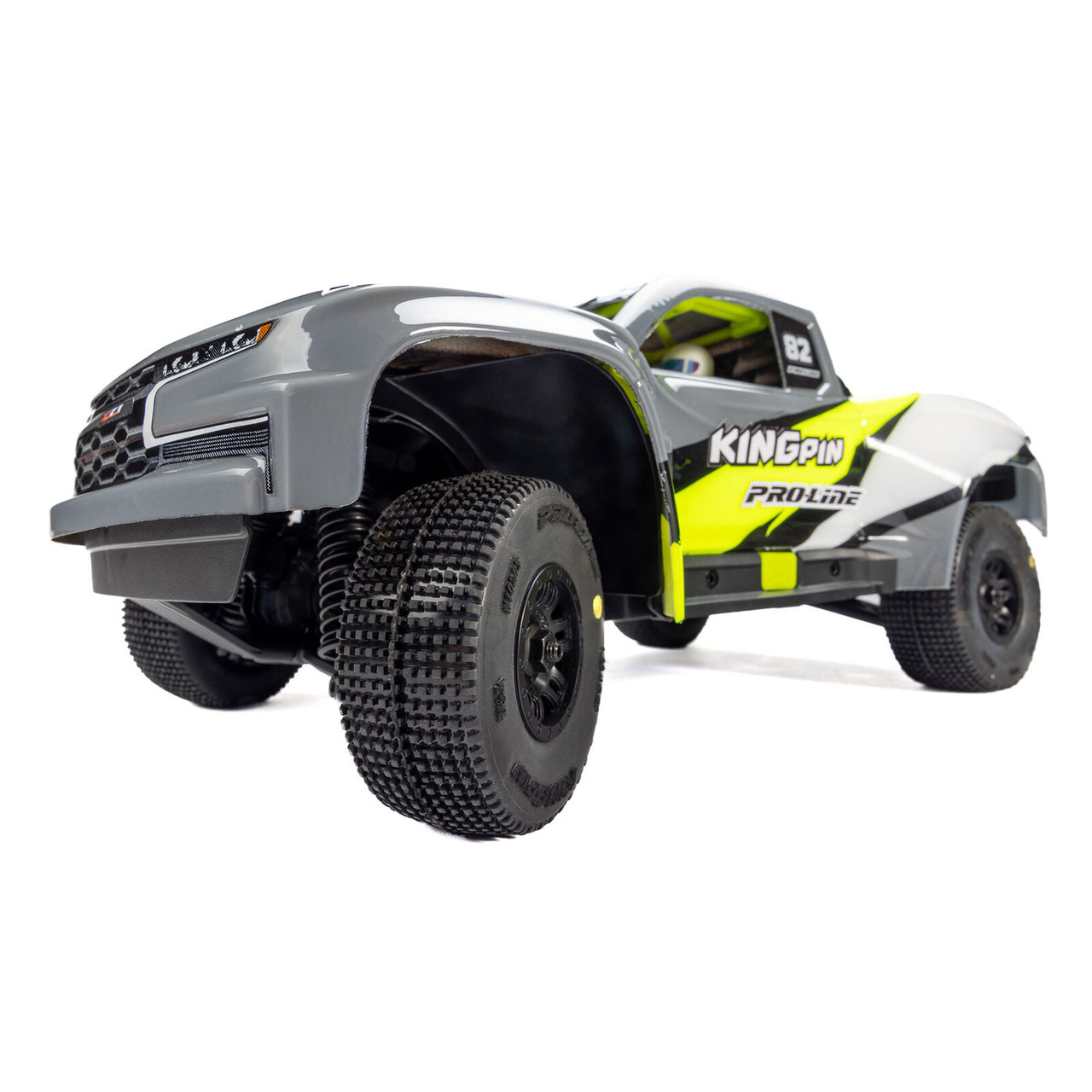  Proline 1028510 1/16 King Pin Front/Rear Tires MTD 12mm Black Split Six (4): MOJAVE GROM