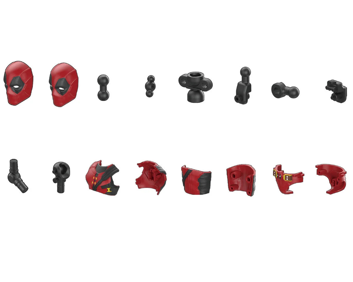  Blokees 81116 Marvel Champion Class 04 "Deadpool & Wolverine" Deadpool Plastic Model Kit