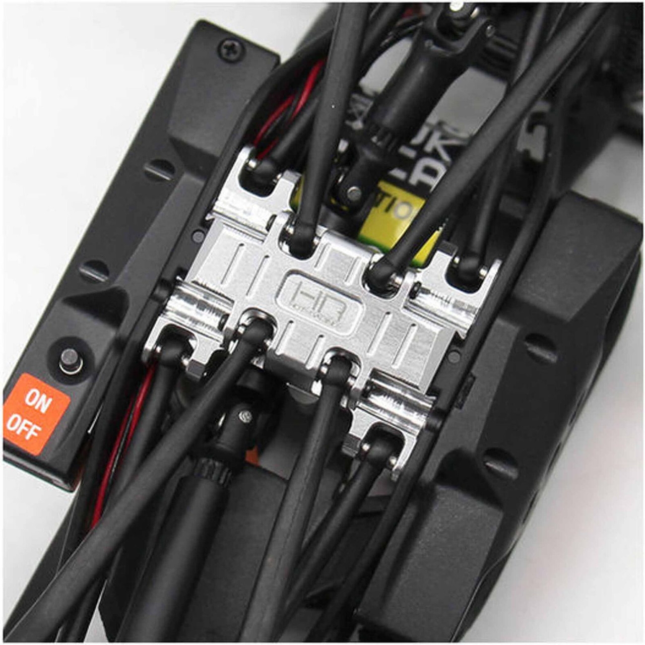 Hot Racing Hard Anodized Center Gear Box Mount - SCX30