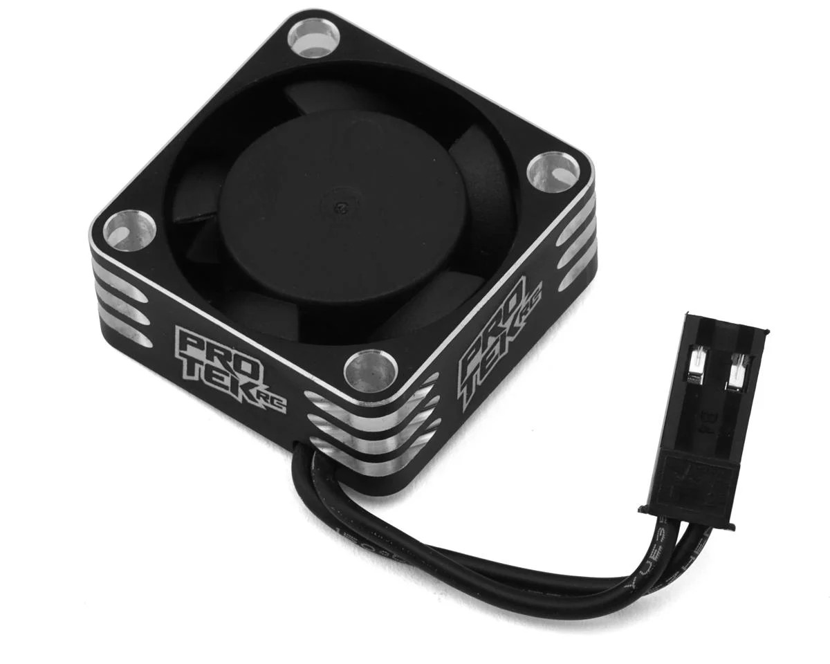 ProTek RC 25x25x10mm Aluminum High Speed HV Cooling Fan (Silver/Black)