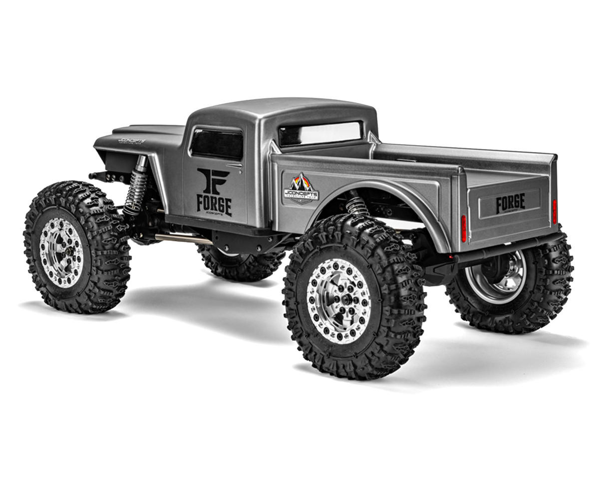  JConcepts 0666 The Forge 1/10 Rock Crawler Pre-Trimmed Body (12.3") (Clear)