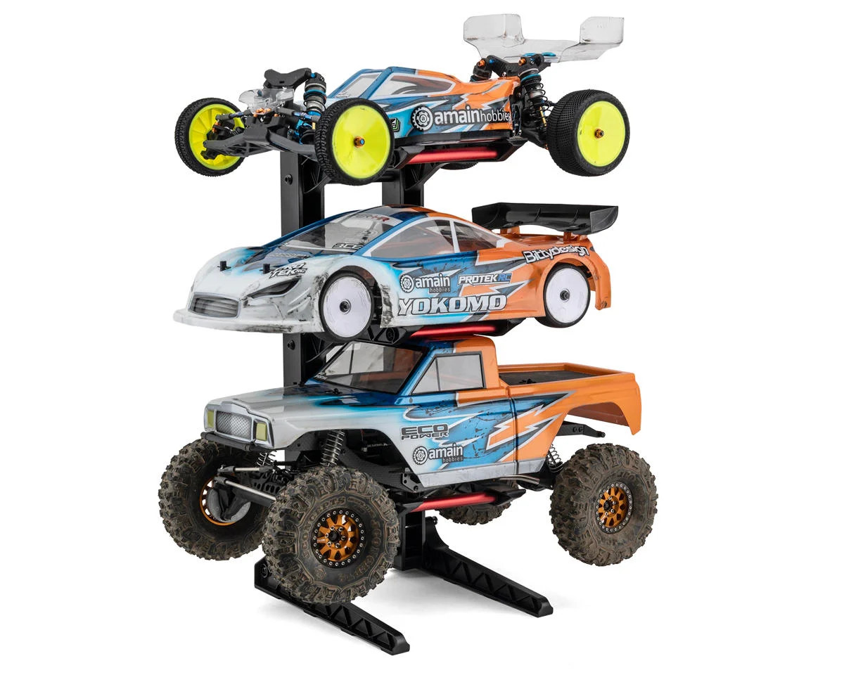 UpGrade RC 3 Layer 1/10 & 1/8 Car Stand (200x240x475mm) W/Carrying Bag