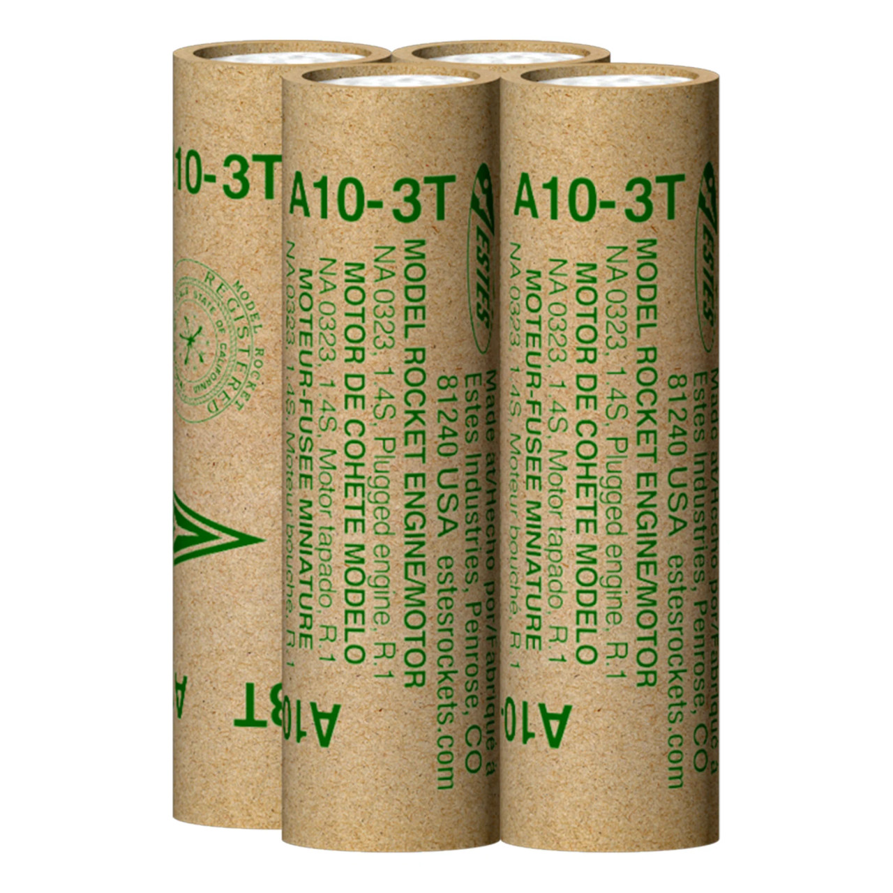 Estes 010015 A10-3T Model Rocket Engines (4pk)