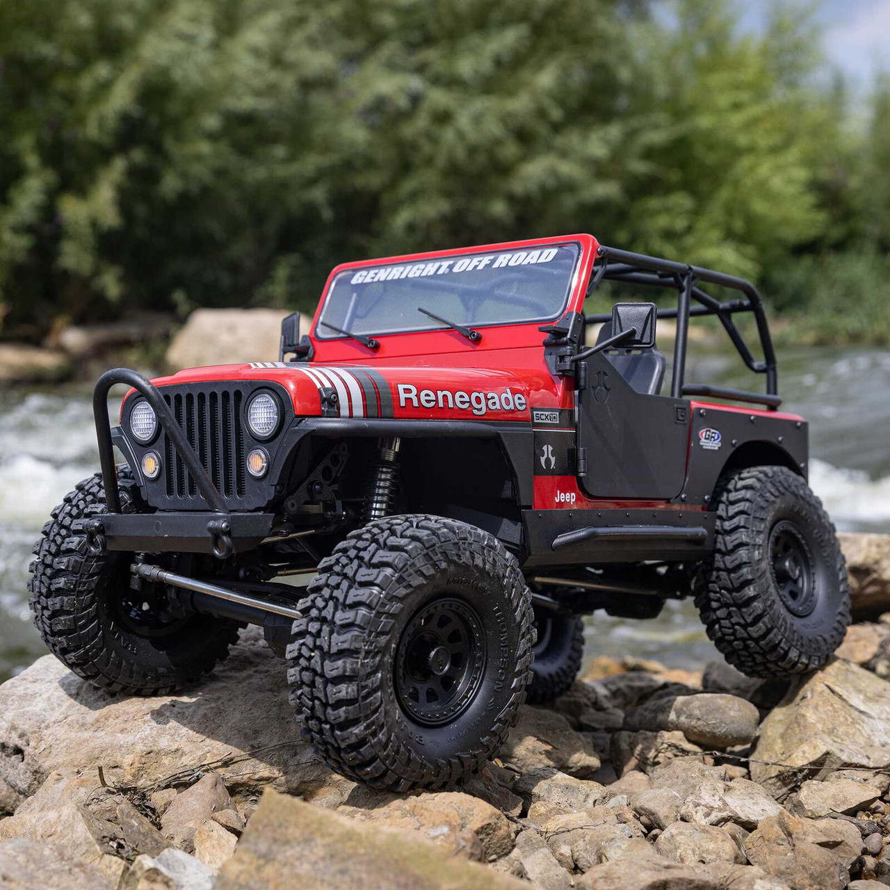 Axial 1/10 SCX10 III Jeep CJ-7 Red