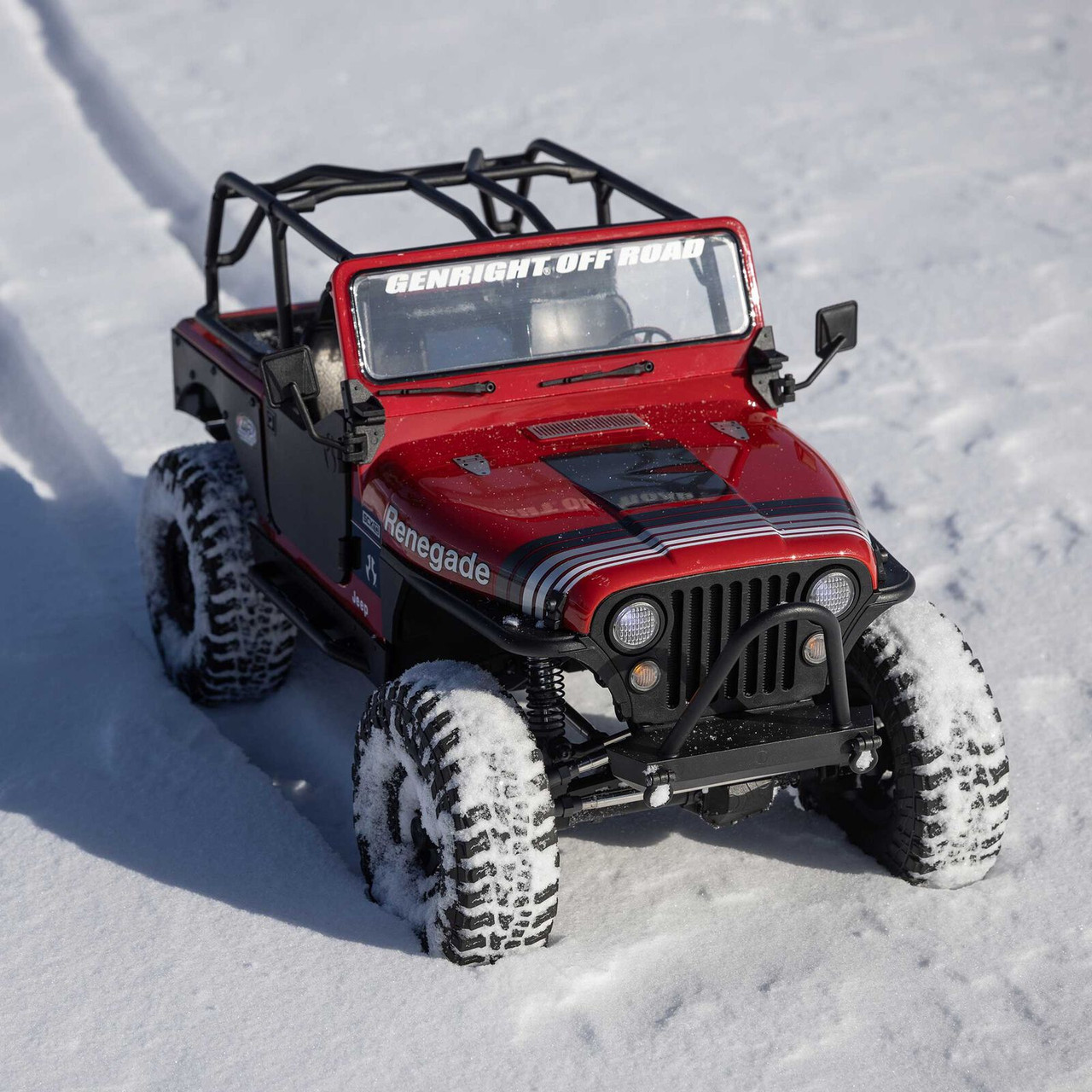 Axial 1/10 SCX10 III Jeep CJ-7 Red - Small Addictions RC