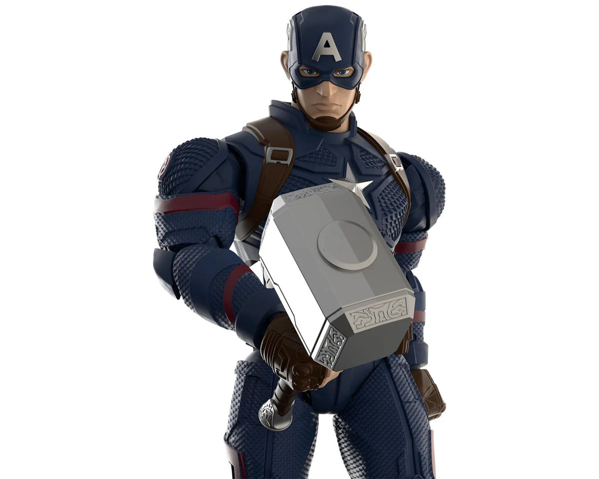  Blokees 81115 Marvel Champion Class 03 Captain America Plastic Model Kit (Infinity Saga)