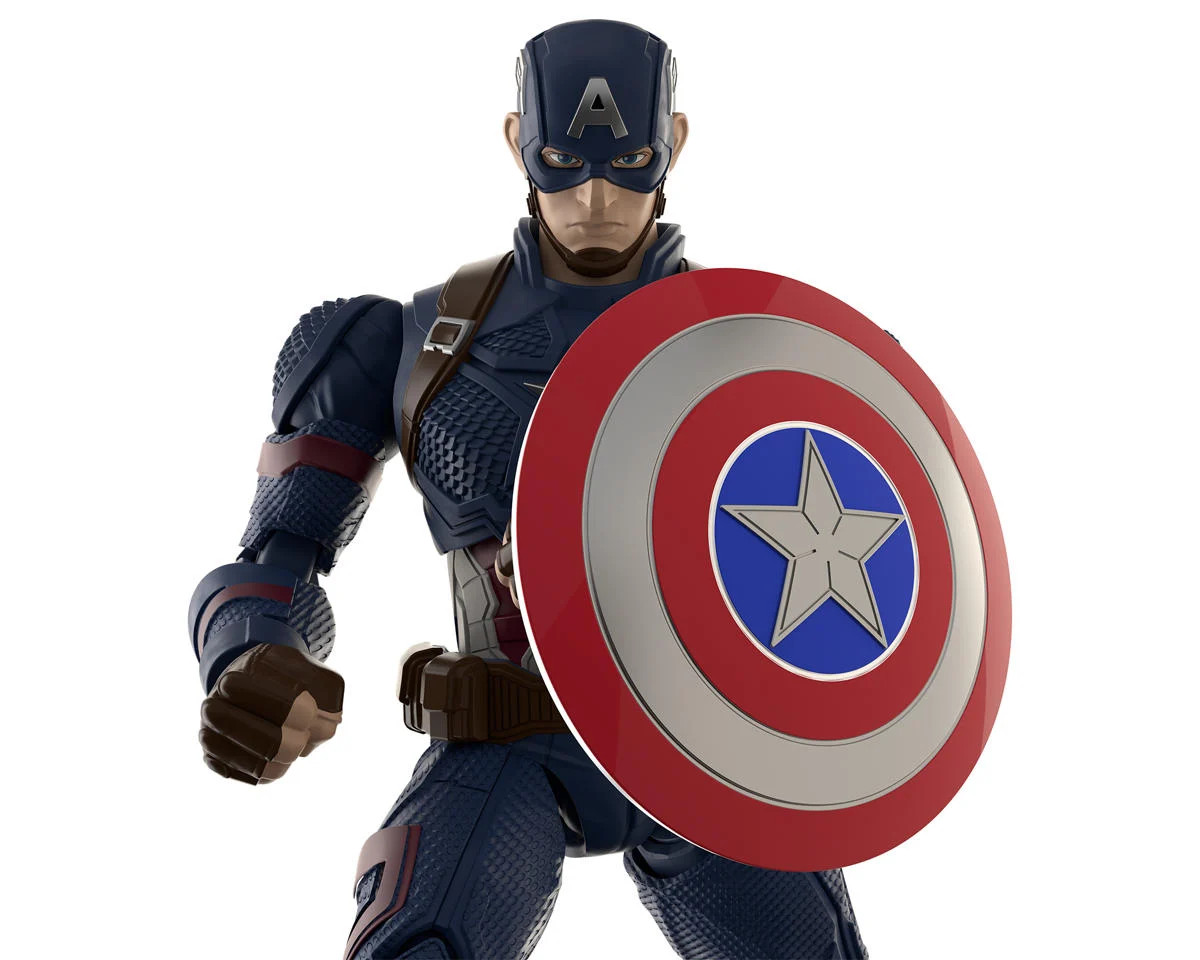  Blokees 81115 Marvel Champion Class 03 Captain America Plastic Model Kit (Infinity Saga)