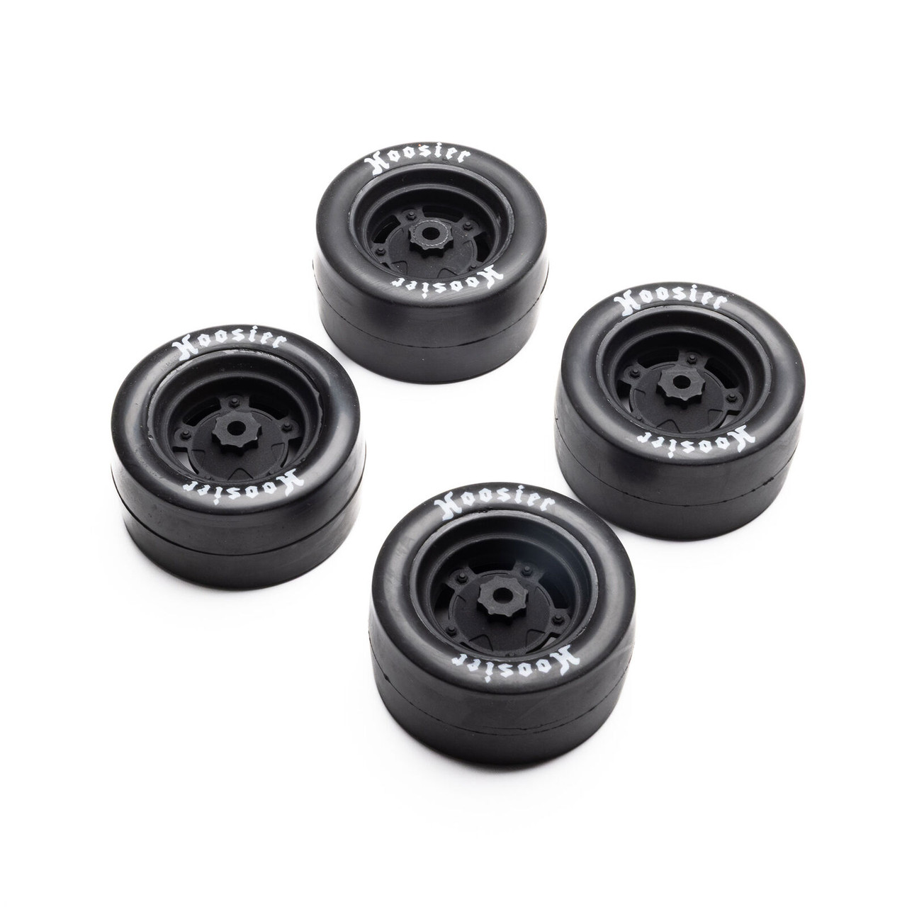 Losi 3779 Hoosier Mounted Tires, Medium (4): GROM ALM