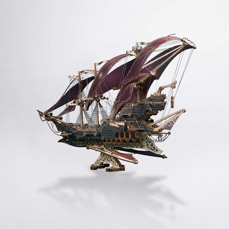  HowCat 728 Future Sailing Ship, the Lord of the Mysteries - Purple