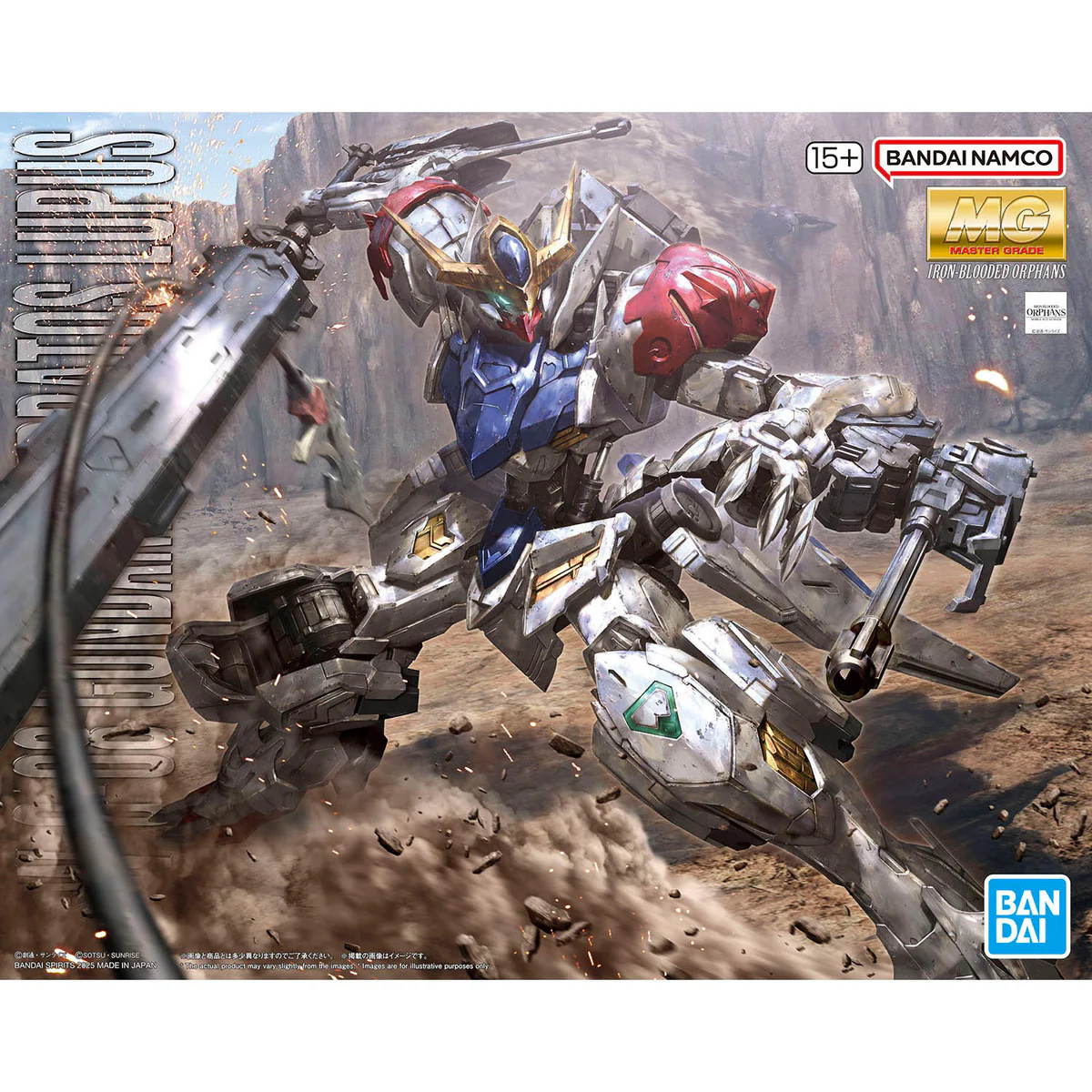  Bandai 2795249 1/100 MG Gundam Barbatos Lupus "Gundam Iron-Blooded Orphans" Plastic Model Kit