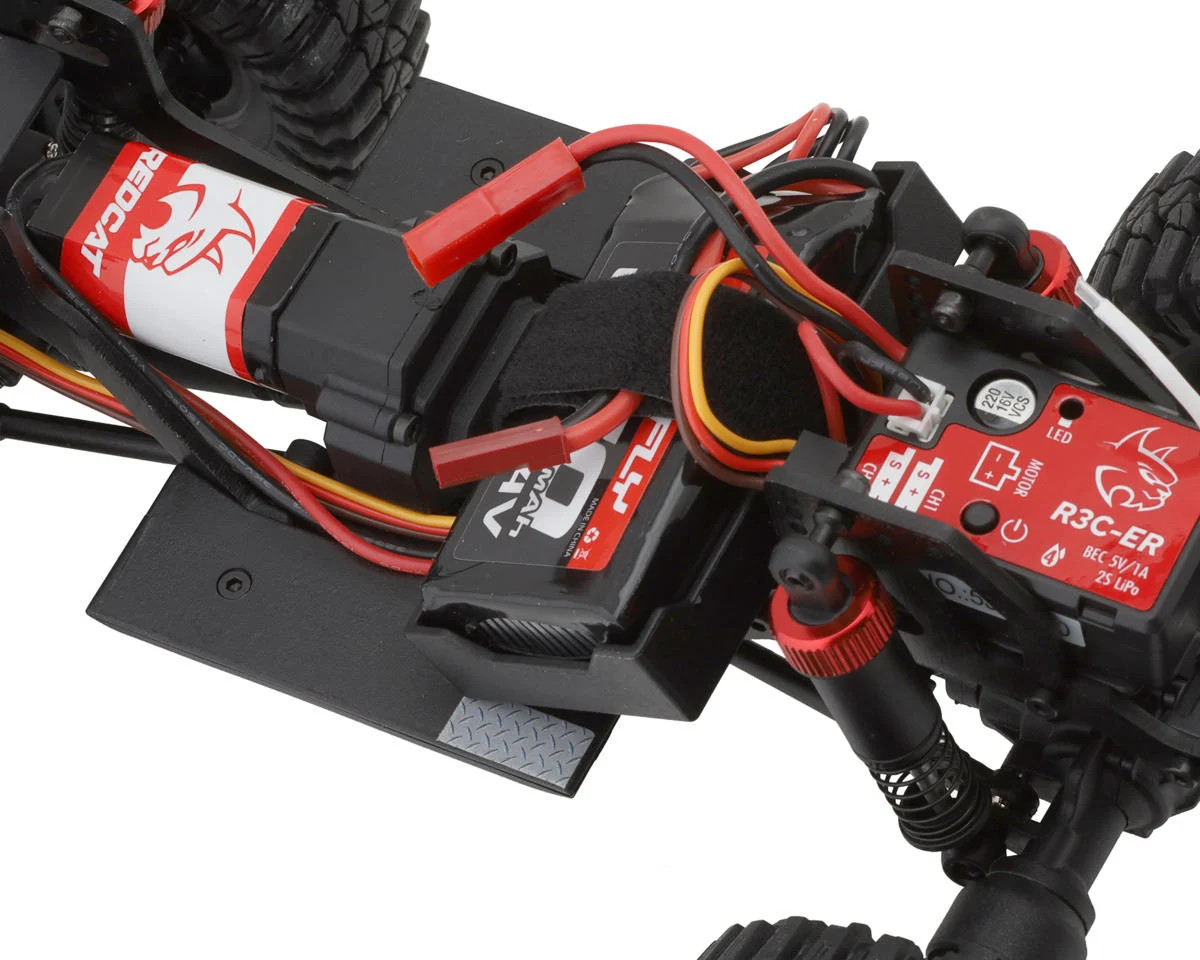 Redcat 43482 Ascent-18 1/18 4WD RTR Brushed Rock Crawler (Red) w