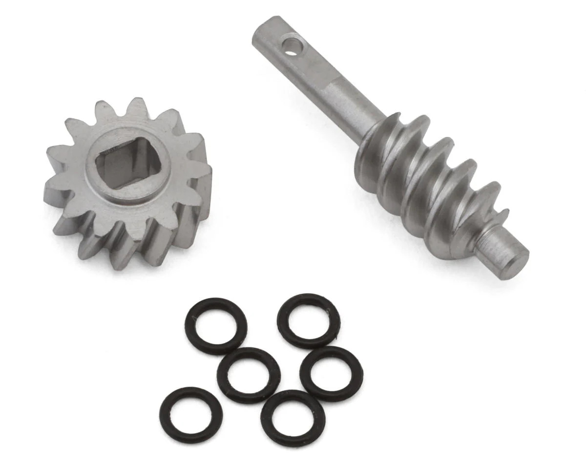 Injora Axial SCX30 Steel Differential Overdrive Worm Gears Set (2T/13T) (Overdrive 23%)