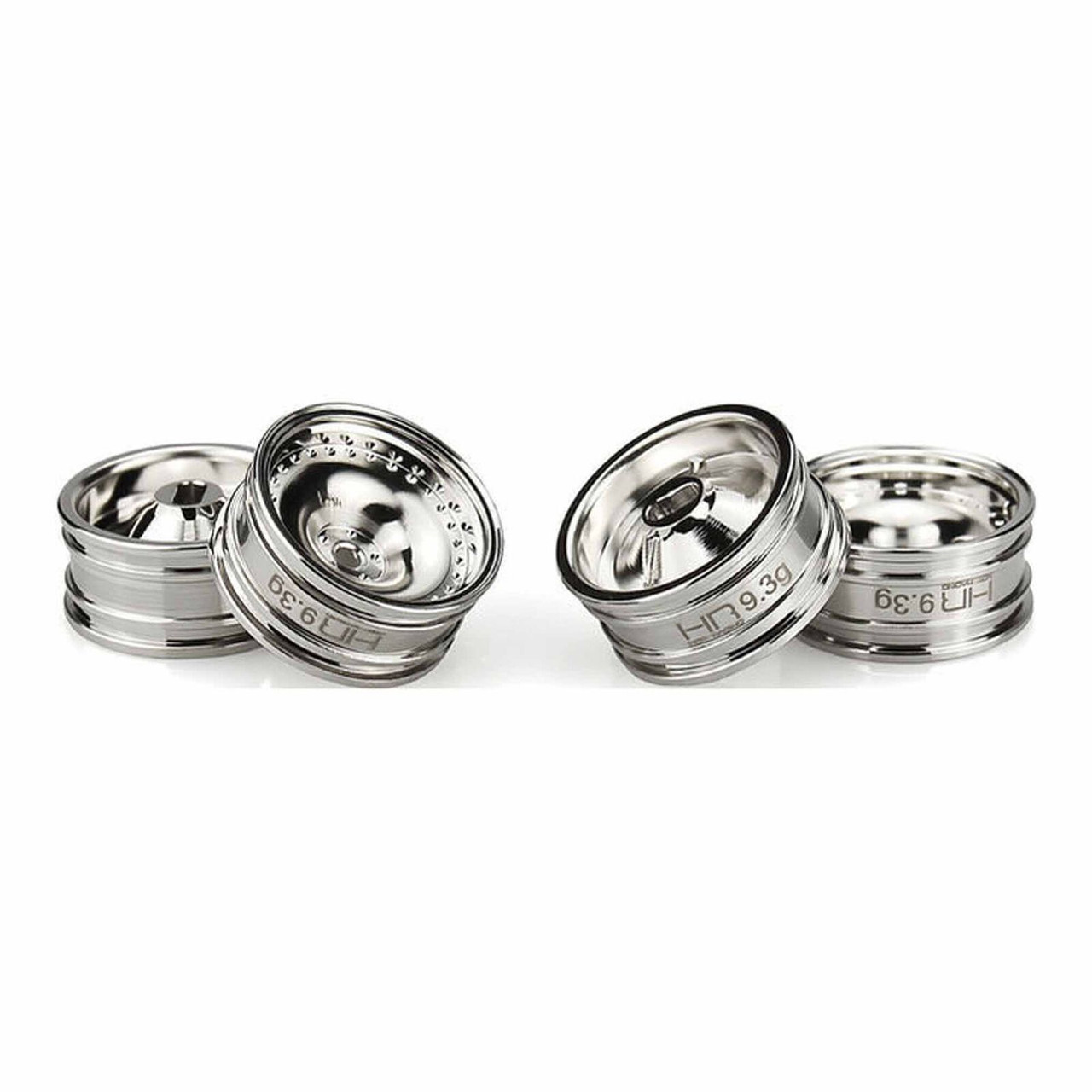 Hot Racing 4mm Offset Chrome Brass CL 9.3g Wheel - SCX30