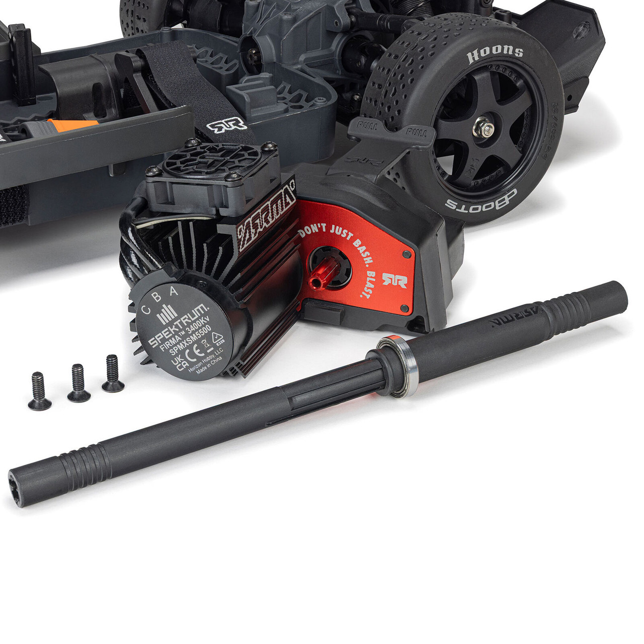 Arrma 4315V4T2 1/8 INFRACTION 223S DSC 4X4 RTR Brushless All-Road Street Bash Truck, Black/Red