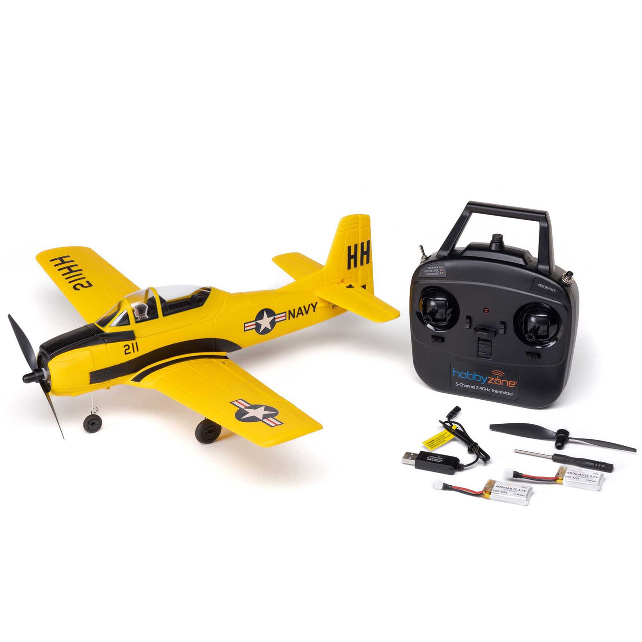 HobbyZone 1228 T-28 Trojan 450mm RTF with SAFE 