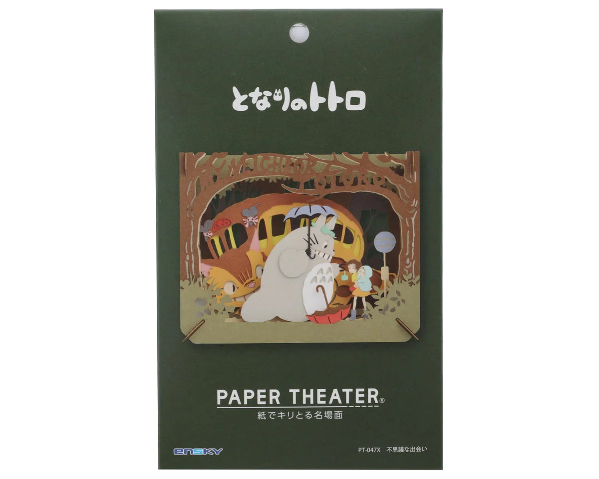  ENSKY PUZZLES Paper Theater® "My Neighbor Totoro" A Mysterious Encounter 3D Diorama Kit