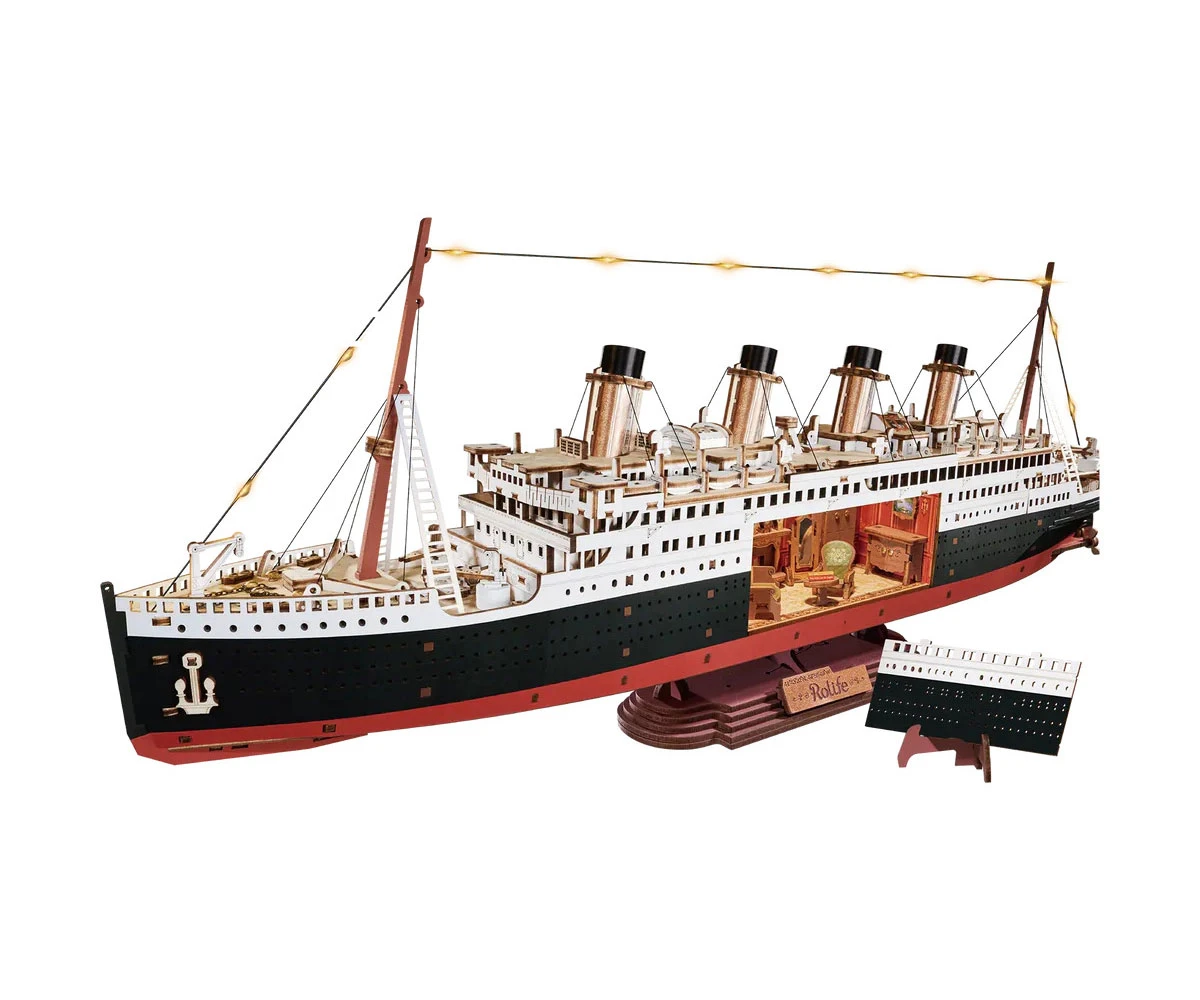  Rolife TGL02 1912 Eternal Atlantic Voyager (Titanic) 3D Wooden Puzzle