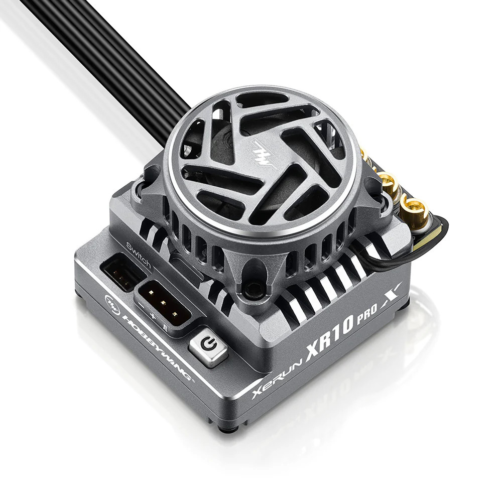  Hobbywing Xerun XR10 Pro G3X Stock Spec 1/10 160A Sensored Brushless ESC (Titanium Grey)