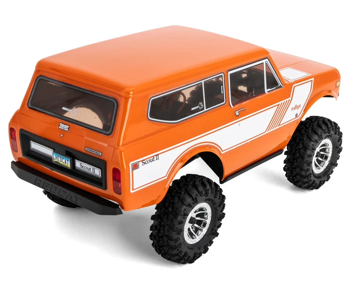  Redcat Ascent-18 International Scout II 1/18 4WD RTR Rock Crawler (Orange) w/2.4GHz Radio, Battery & Charger