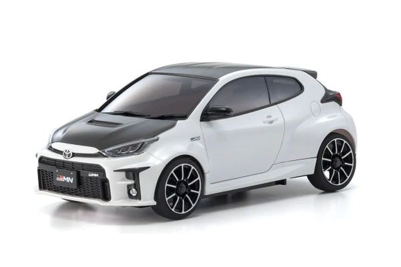  Kyosho Mini-Z MA-020-N Toyota GRMN YARIS Rally Pre-Painted Body (White/Black)