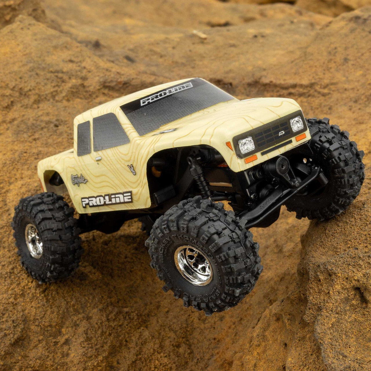Proline 369421 1/30 Limited Edition Pre-Cut/Pre-Painted Coyote High Performance Tan Topo Body: Axial SCX30