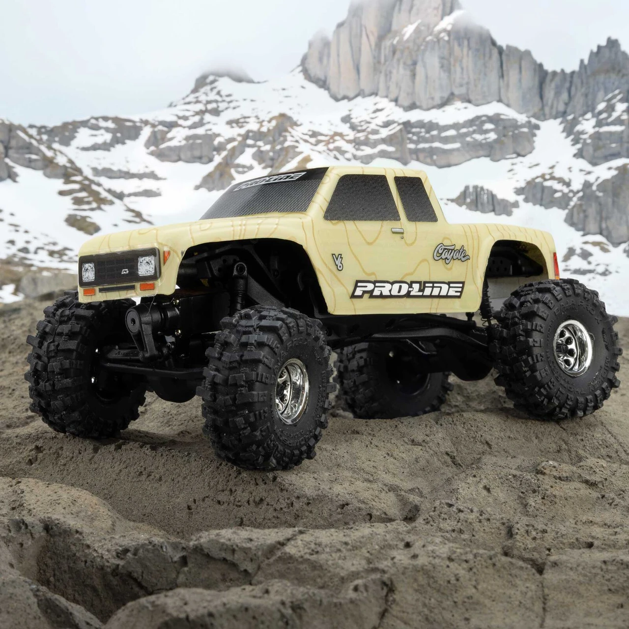 Proline 369421 1/30 Limited Edition Pre-Cut/Pre-Painted Coyote High Performance Tan Topo Body: Axial SCX30