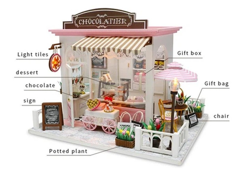  Hongda Cocoa's Fantastic Ideas Chocolatier with Dust Cover