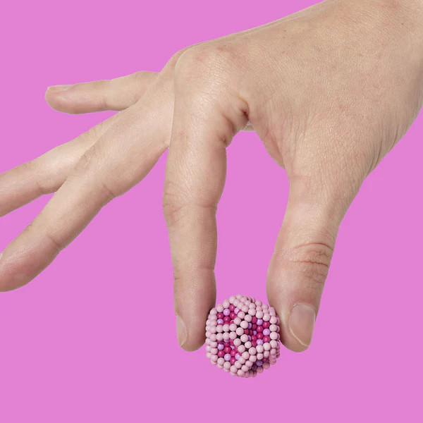 Speks 432 Fidget Magnets - Pixel Cheat Code Pink