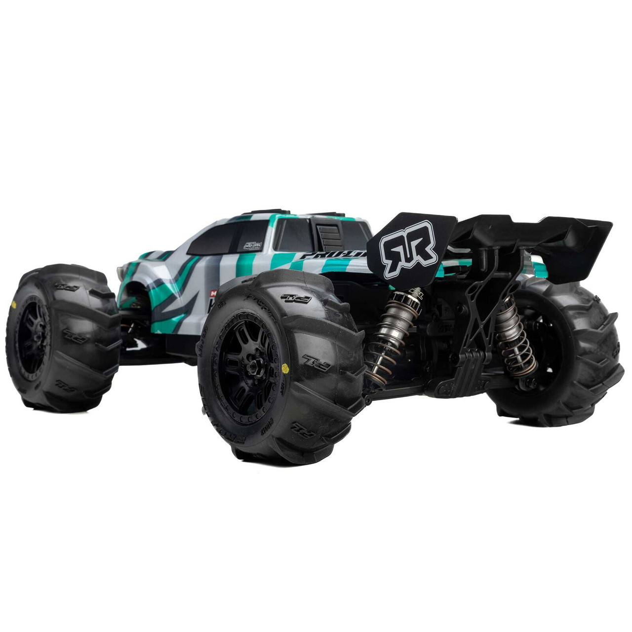 Proline 1031210 1/16 Dumont F/R MT Tires Black Split Six (2): ARRMA MINI KRATON