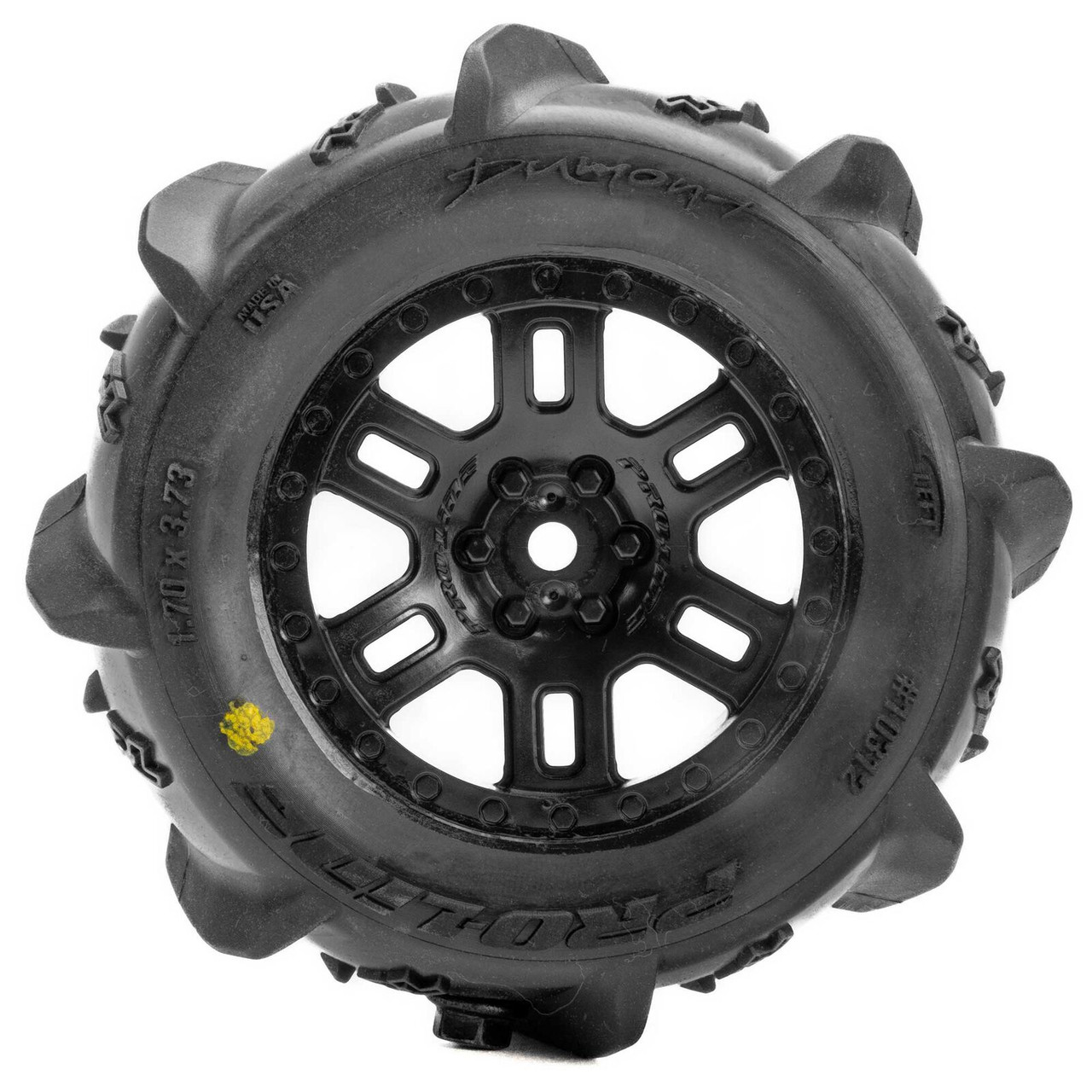 Proline 1031210 1/16 Dumont F/R MT Tires Black Split Six (2): ARRMA MINI KRATON