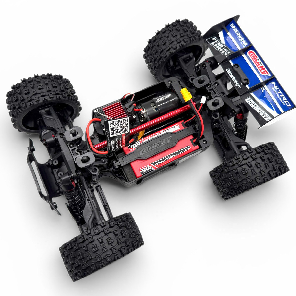 Team Corally Furago XD 4WD 2S Small Scale, RTR Monster Truck, Blue