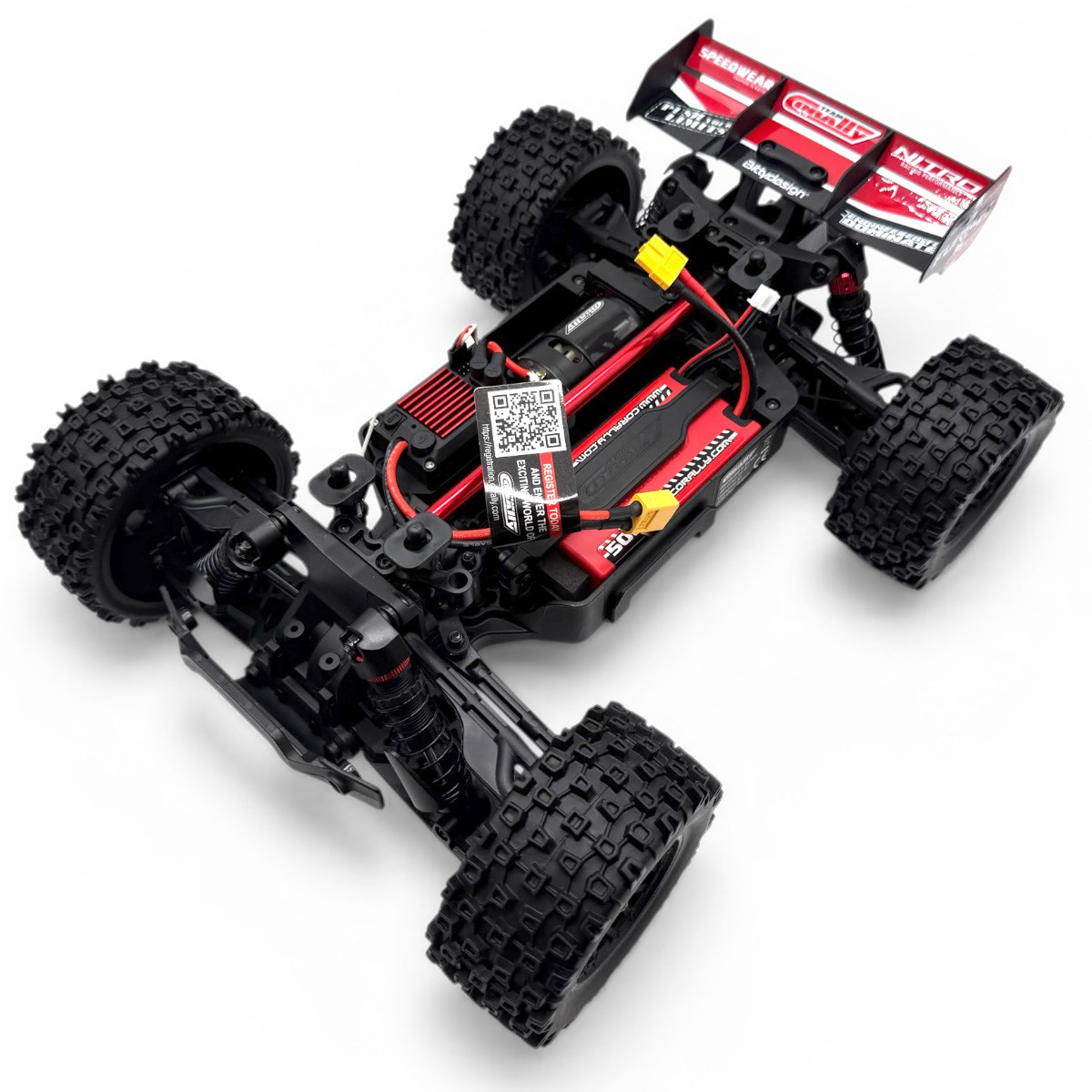 Team Corally Furago XD 4WD 2S Small Scale, RTR Monster Truck, Red