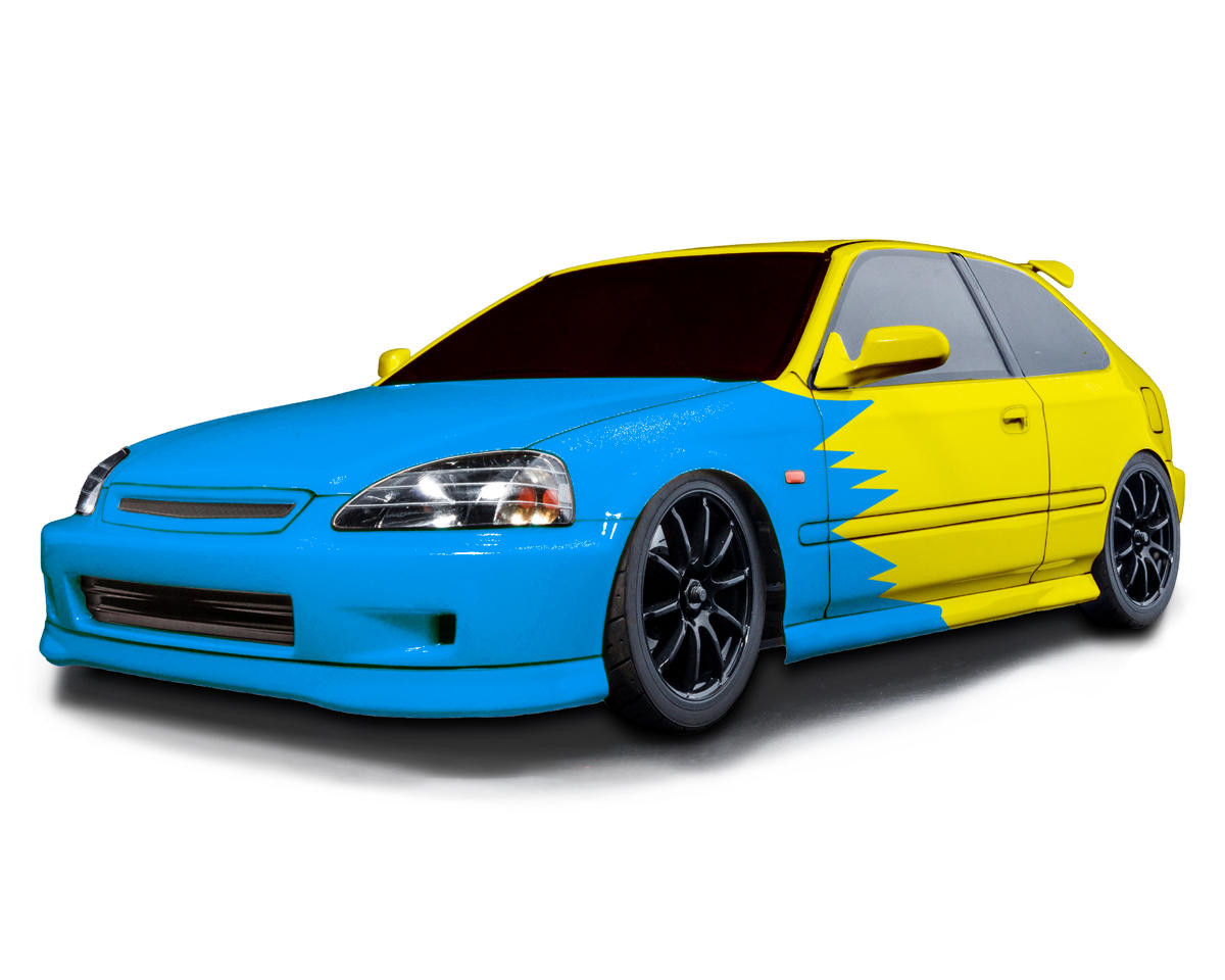 MST 531812C TCR-FF ATR 1/10 Touring Car Kit w/EK9 Body (Clear) (257mm)