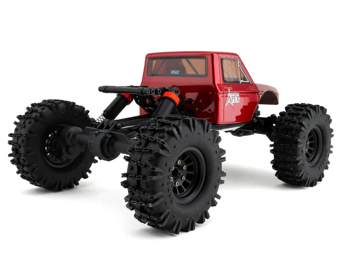  Redcat 42219 Ascent-18 Apex 1/18 4WD RTR Brushless Rock Crawler (Red) w/2.4GHz Radio, Battery & Charger