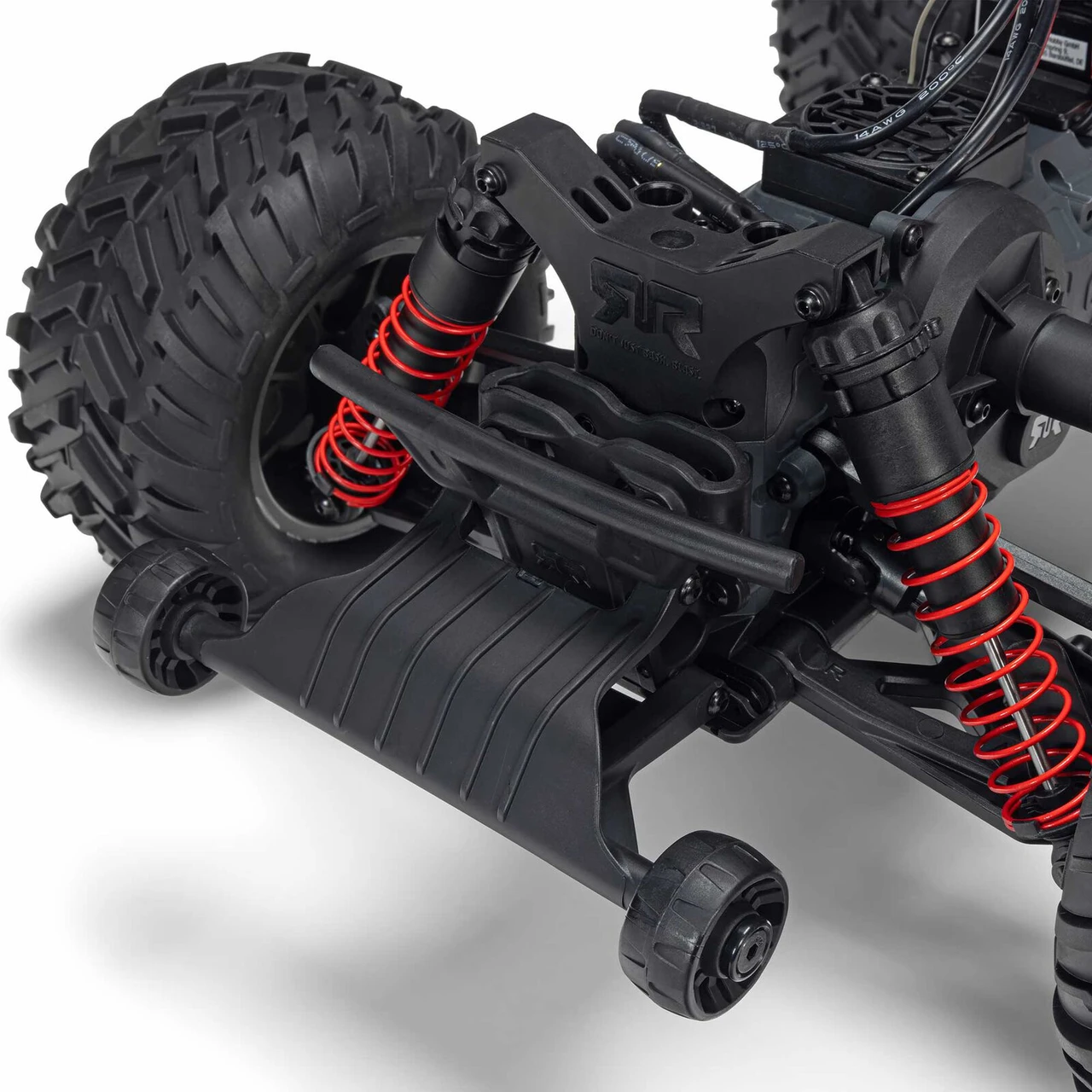 Arrma 3530T2 1/10 GORGON 223S 2WD RTR Brushless Monster Truck, Red/Black